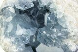 Sparkling Celestine (Celestite) Geode - Madagascar #376132-1